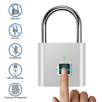 USB Rechargeable Smart Door Lock | Sleek & Secure Access - NexGen Gadgets