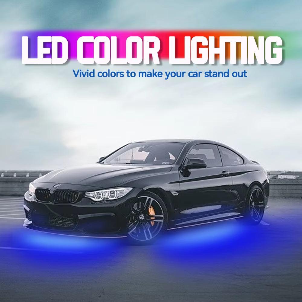 RGB LED Car Underbody Lights – Remote & App Control, Waterproof Flexible Neon Strip for Custom Vehicle Lighting - NexGen Gadgets