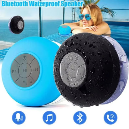 Mini Bluetooth Shower Speaker - Waterproof, Portable, High-Quality Sound