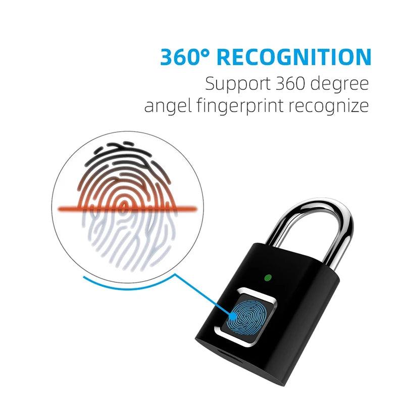 USB Rechargeable Smart Door Lock | Sleek & Secure Access - NexGen Gadgets