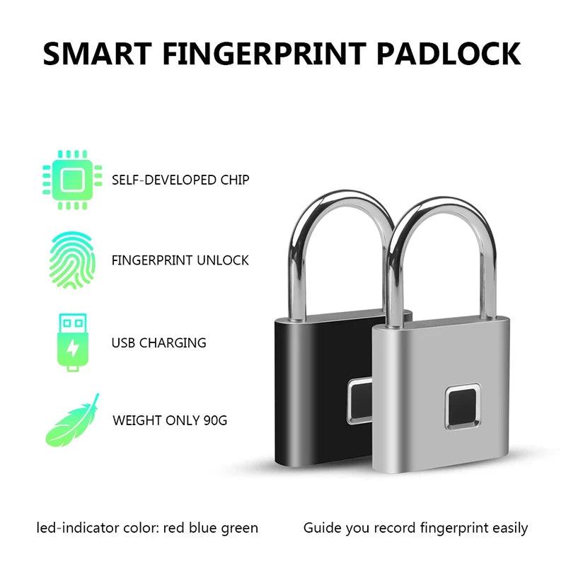 USB Rechargeable Smart Door Lock | Sleek & Secure Access - NexGen Gadgets