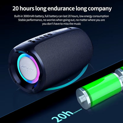 Portable Bluetooth Speaker – Waterproof, Wireless, Powerful Sound for Outdoors!