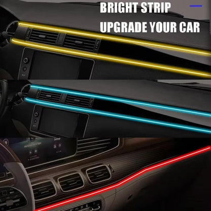 RGB LED Car Interior Light Strip – USB Fiber Optic Ambient Lighting with APP Control - NexGen Gadgets