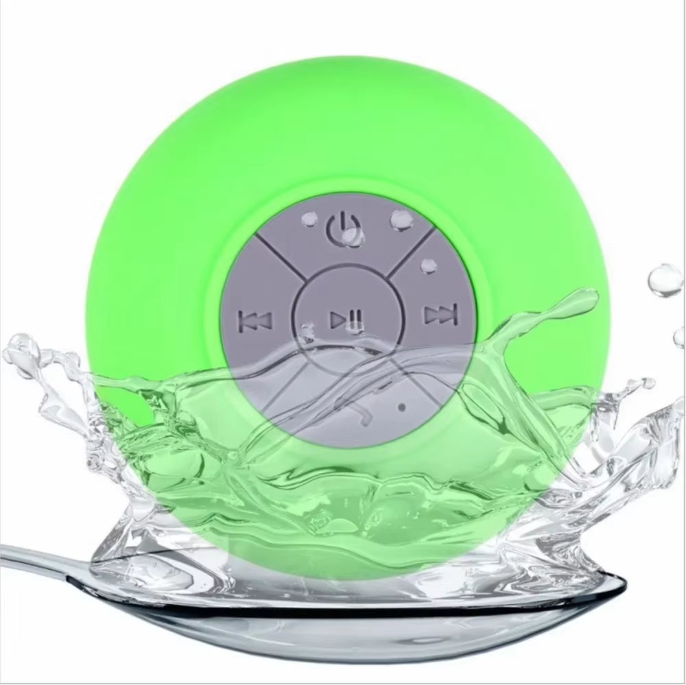 Mini Bluetooth Shower Speaker - Waterproof, Portable, High-Quality Sound