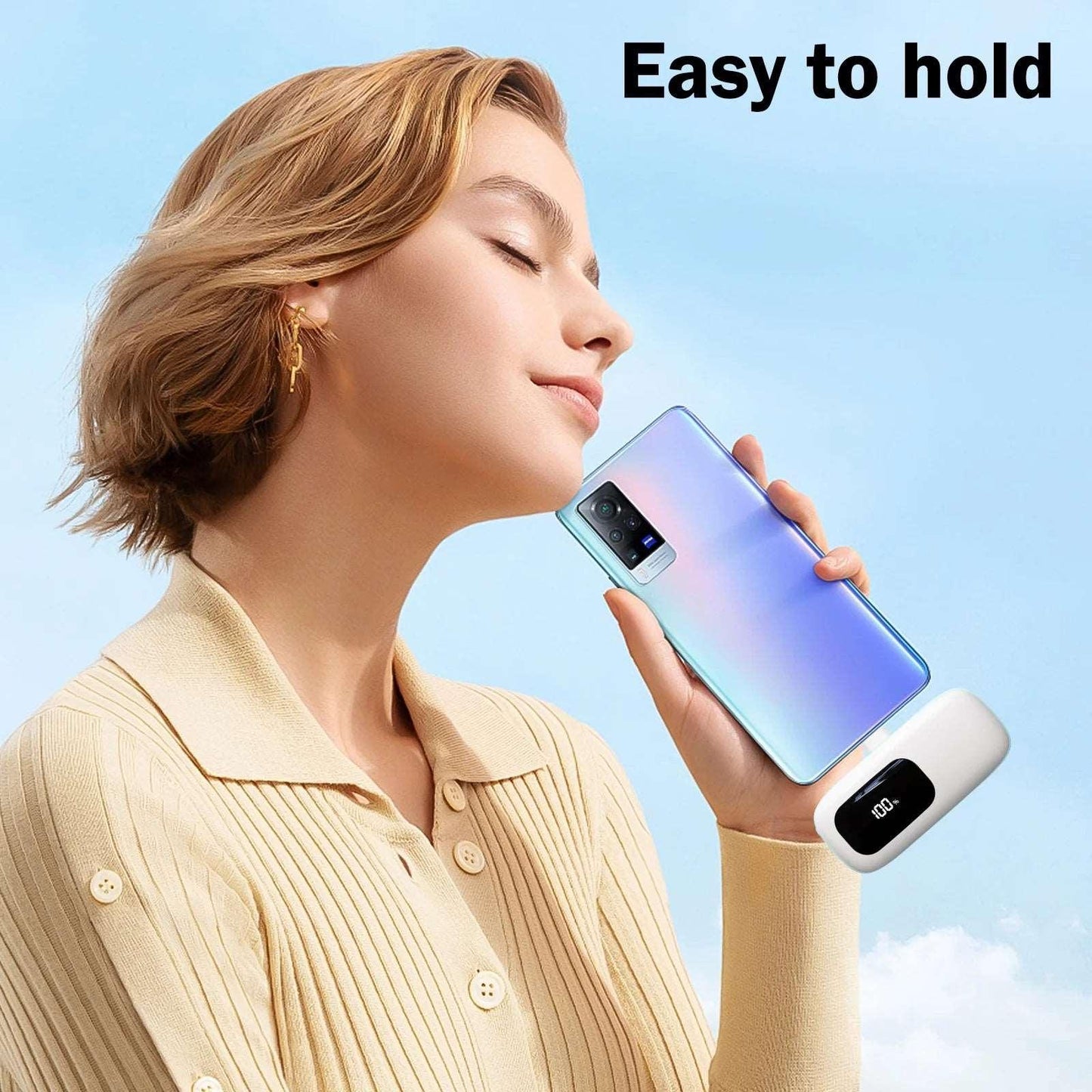 Portable 5000mAh Power Bank | Compact Type-C Charger for On-the-Go Power - NexGen Gadgets