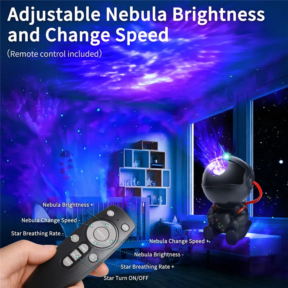 Astronaut Galaxy Projector Light | 2 in 1 Star Projector 