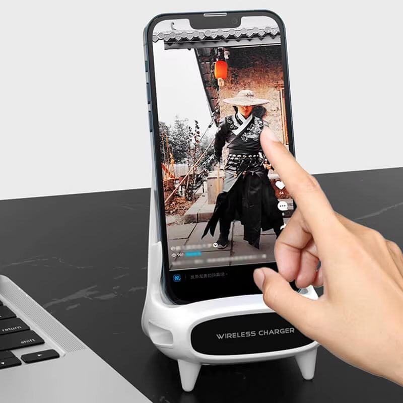 Wireless Fast Charging Phone Holder | Multifunctional & Convenient - NexGen Gadgets