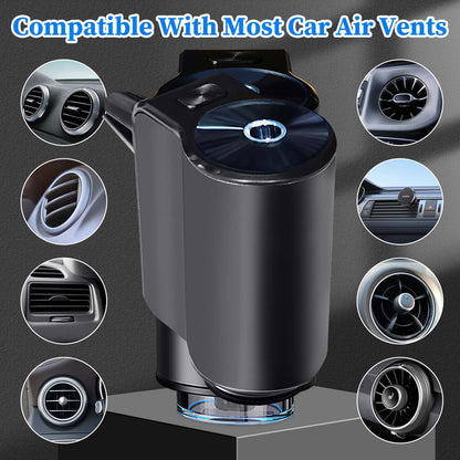 Smart Car Air Freshener - Adjustable, Portable & Rechargeable