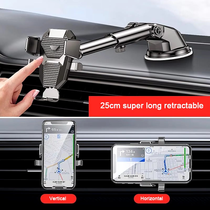 360° Car Phone Holder – Secure Mount for 4-7" Smartphones - NexGen Gadgets