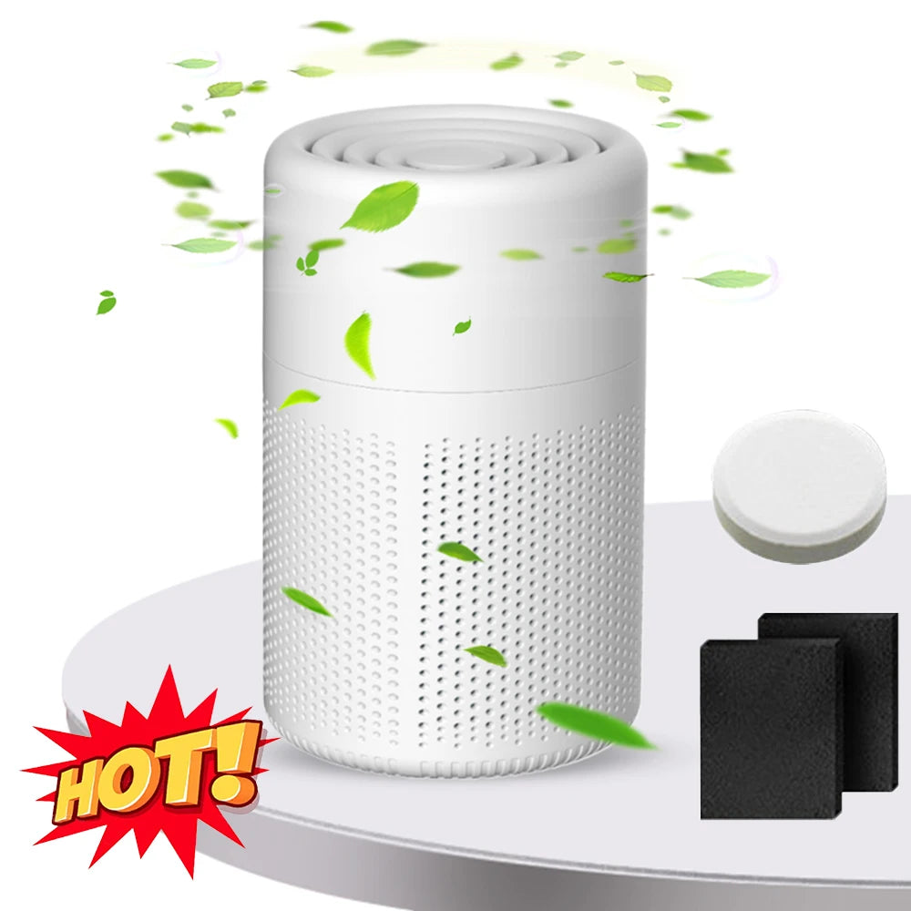 Desktop Air Purifier with Smart Air Quality Sensor