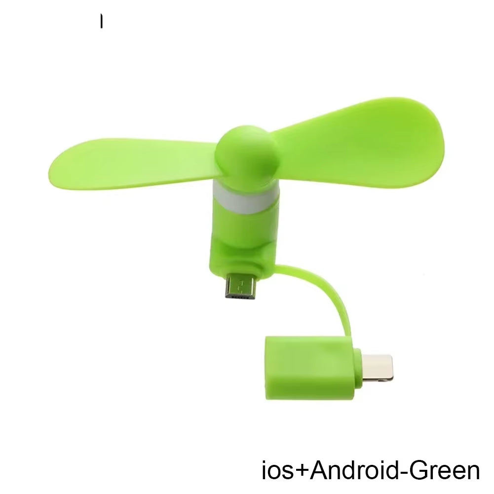 2-in-1 Mini Phone Fan – Cool Anywhere, Anytime!