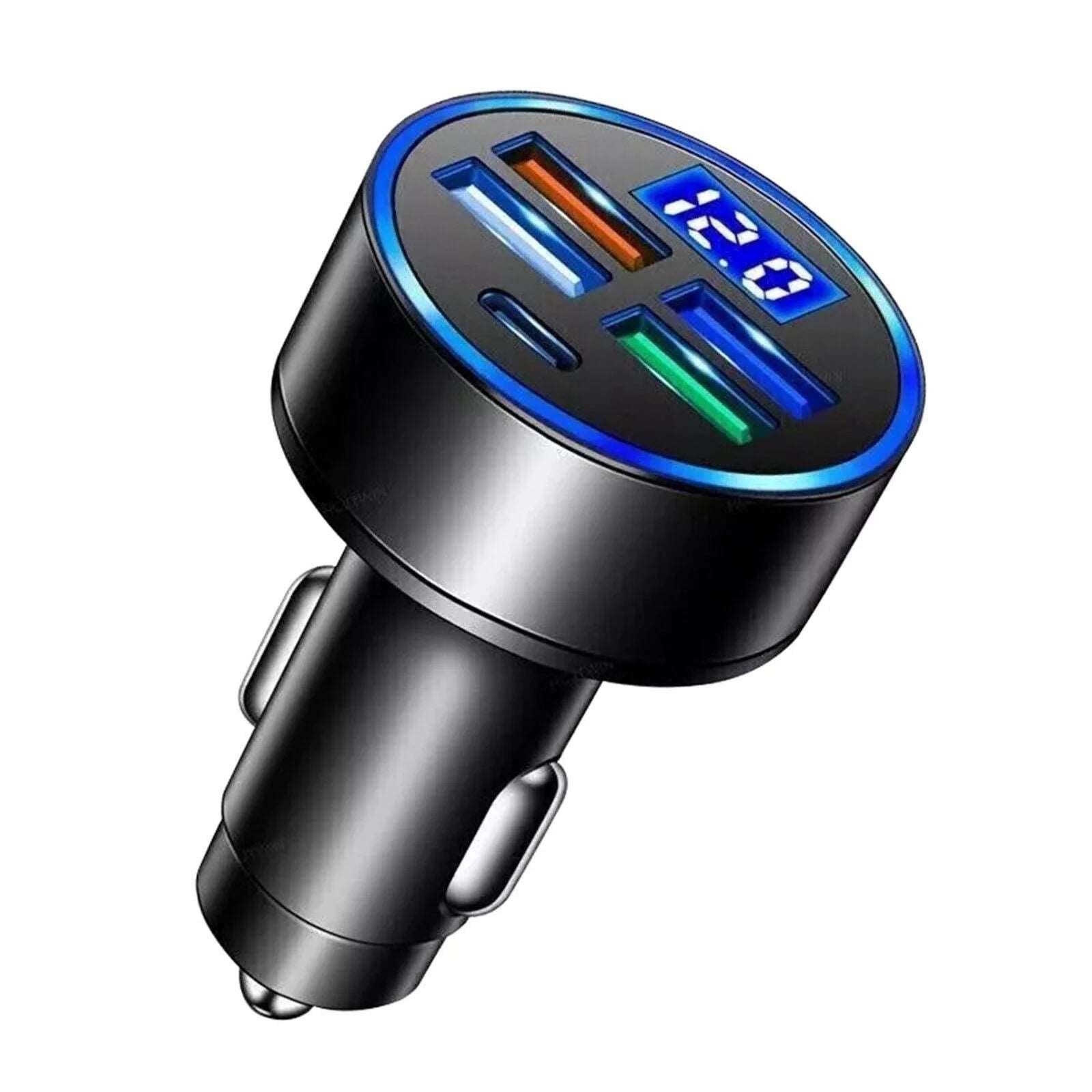 5-Port USB Car Charger | Super Fast Charging for iPhone, Android, & Samsung Devices - NexGen Gadgets