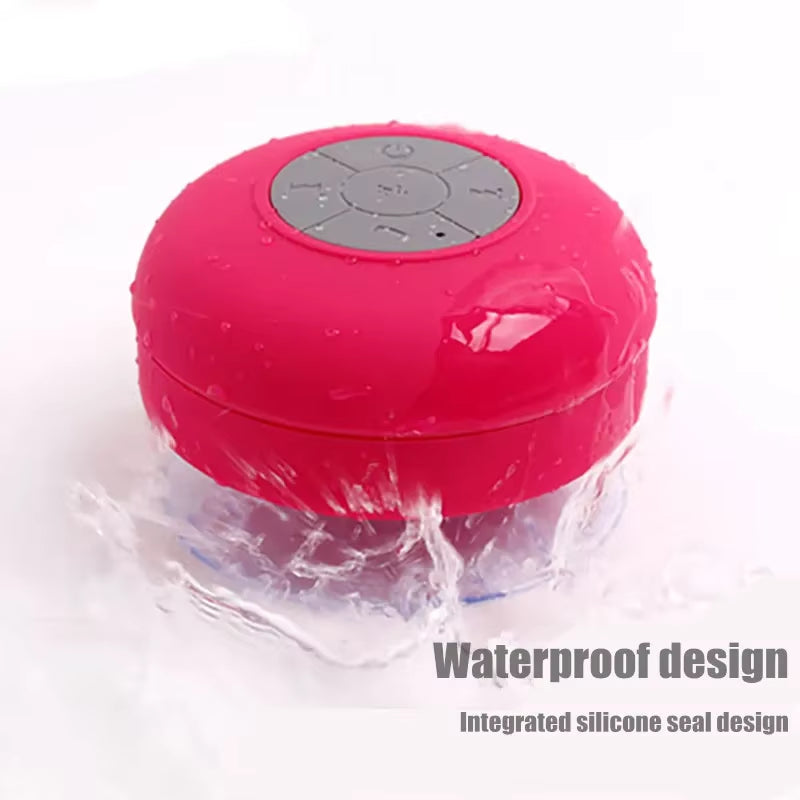 Mini Bluetooth Shower Speaker - Waterproof, Portable, High-Quality Sound